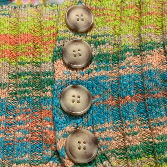 Uo Dori Space-dye Knit Cropped Cardigan s/p - Picture 6 of 8